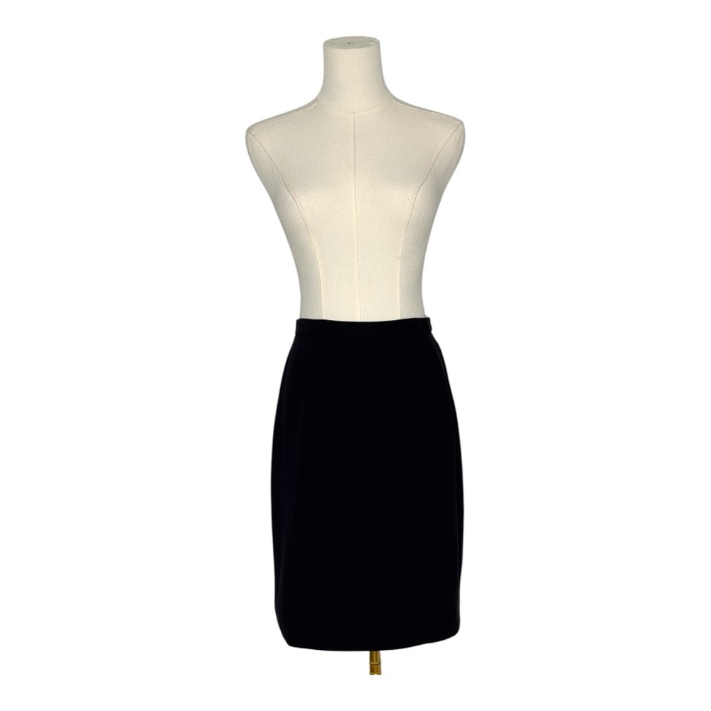 Petite Sophisticate Black Knee Length Pencil Skirt Size 8P